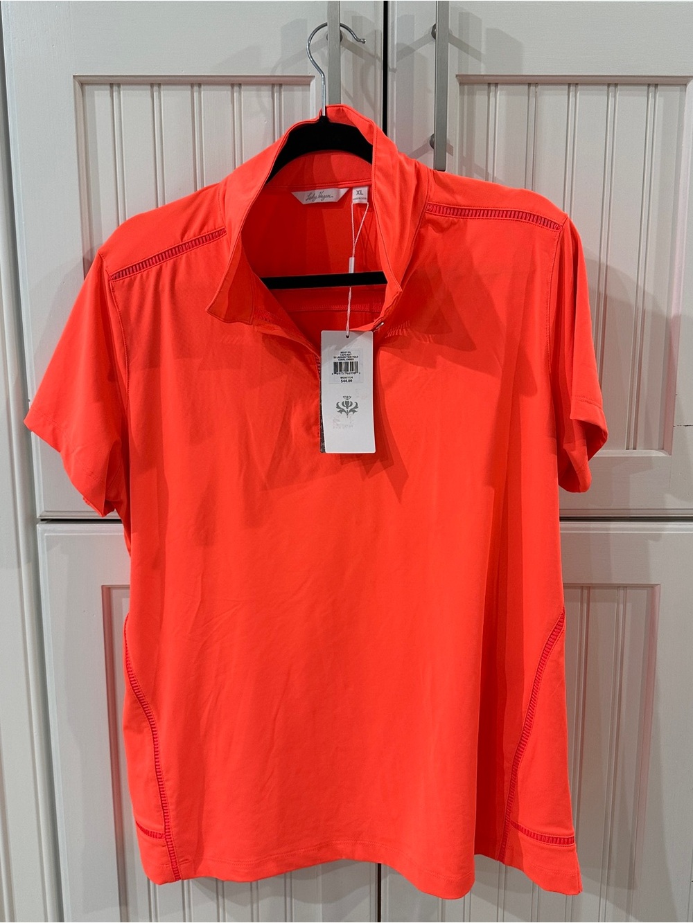 Women’s Short-Sleeve Performance Shirt - Bright Coral